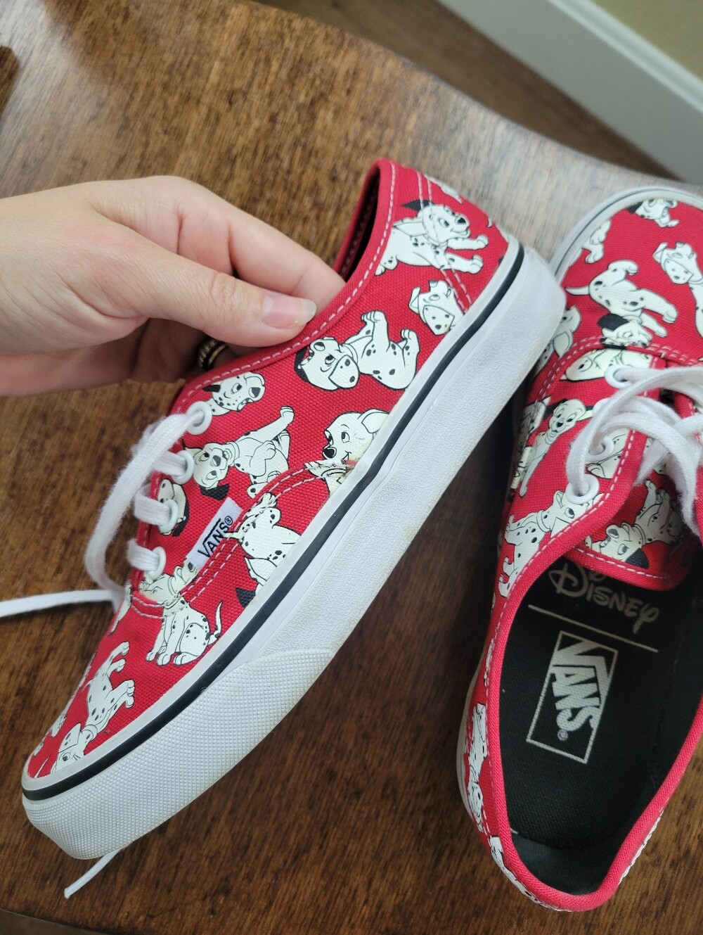 Vans Disney 101 Dalmatians Print Canvas Sneakers - Picture 2 of 11